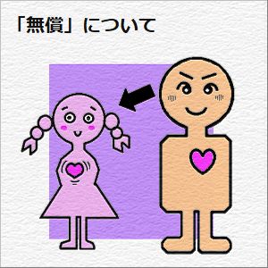 「無償」についての図