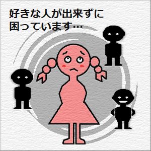好きな人が出来ずに困っています...の図